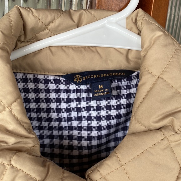 Brooks Brothers Annandale Beige Quilted Down Jacket - Picture 2 of 3